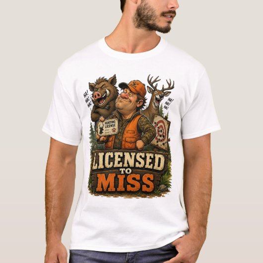 Gerechtigd om te missen t-shirt (Voorkant)