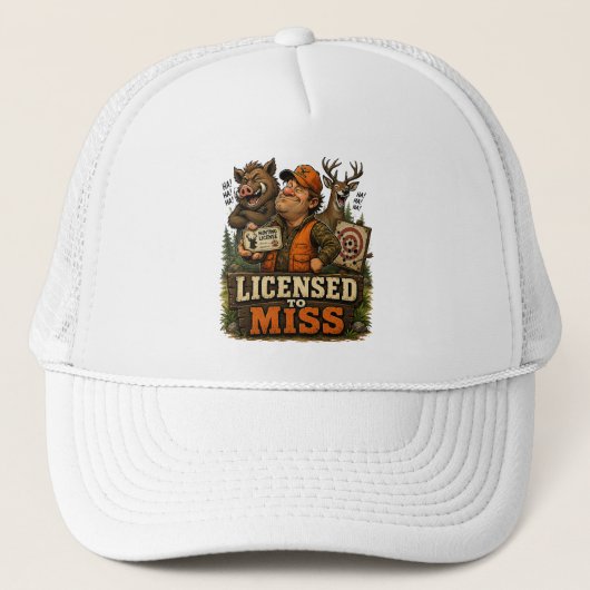 Gerechtigd om te missen trucker pet (Voorkant)