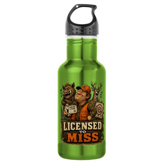 Gerechtigd om te missen waterfles (Voorkant)