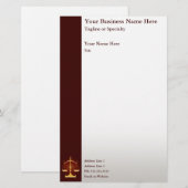 gerechtigheid briefpapier (Voorkant / Achterkant)