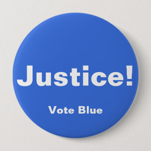 Gerechtigheid! Button, STEMMING BLUE Button