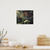 gerechtigheid en goddelijke vervolgingen van crimi poster (Keuken)