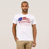 Gerechtigheid gebracht door het Amerikaanse leger T-shirt (Voorkant volledig)