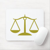 Gerechtigheid - Goud Muismat (Met muis)