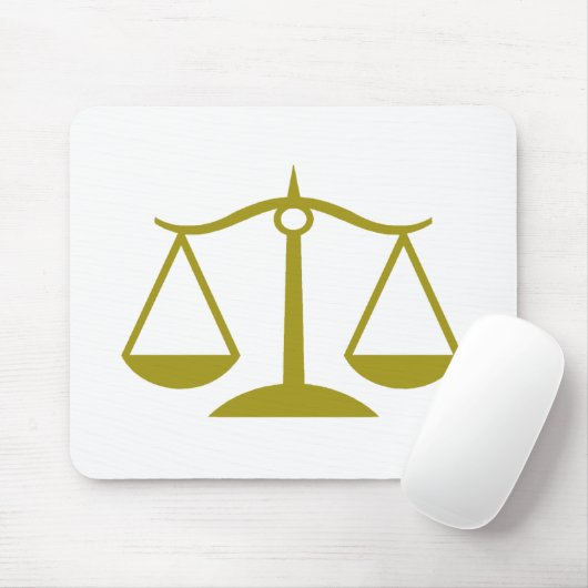 Gerechtigheid - Goud Muismat (Met muis)