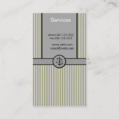 Gerechtigheid in Stripes. Openbaar ministerie Visitekaartje (Achterkant)