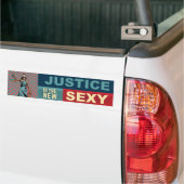 Gerechtigheid is de nieuwe Sexy-Bumpersticker Bumpersticker (Op Truck)