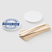 Gerechtigheid komt eraan | Kamala Harris Walz Verk Handwaaier (Niet-gemonteerd)