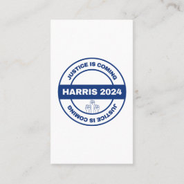 Gerechtigheid komt eraan | Kamala Harris Walz Verk Visitekaartje