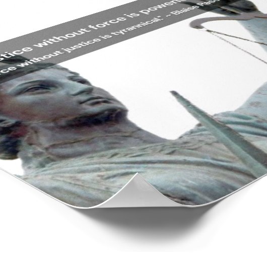 Gerechtigheid poster (Hoek)