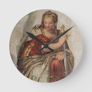Gerechtigheid, vanaf de muren van de heilige (fres ronde klok
