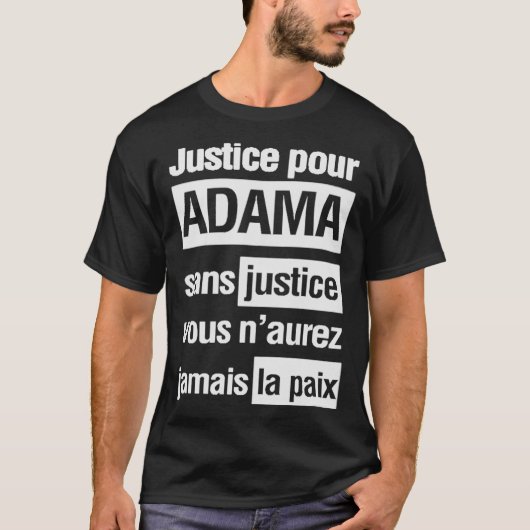 gerechtigheid voor adama Classic T-Shirt (Voorkant)