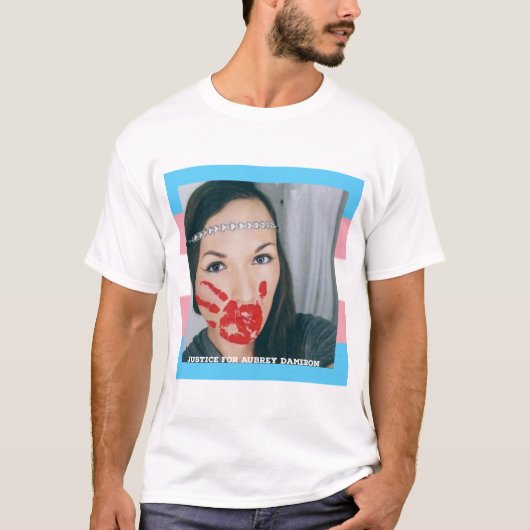 Gerechtigheid voor Aubrey Shirt (Voorkant)