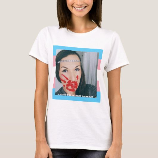 Gerechtigheid voor Aubrey Shirt #2 (Voorkant)