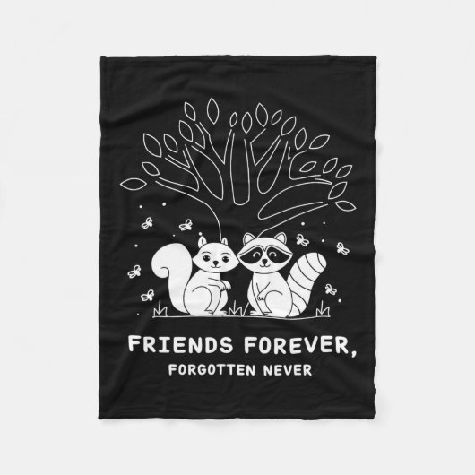 Gerechtigheid voor de pinda-eekhoorn – Kerstmis Fleece Deken (Voorkant)