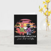 Gerechtigheid voor de pinda-eekhoorn – Kerstmis Kaart (Gele Bloem)