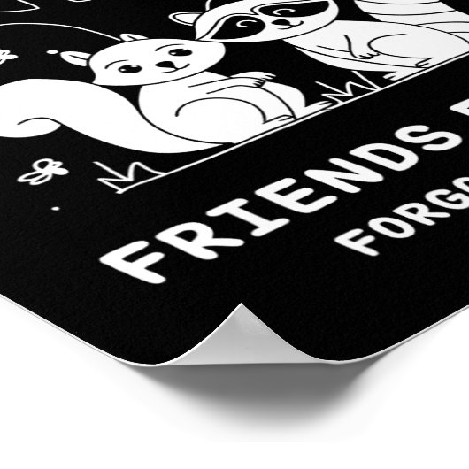 Gerechtigheid voor de pinda-eekhoorn – Kerstmis Poster (Hoek)