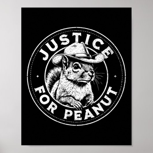 Gerechtigheid voor de pinda-eekhoorn - P'nut Pnut  Poster (Voorkant)