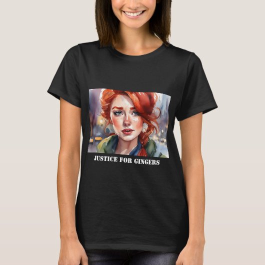 Gerechtigheid voor gingers T-Shirt (Voorkant)