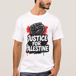 Gerechtigheid voor Palestina Graphic T-shirt