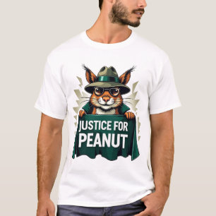 Gerechtigheid voor pinda's het eekhoorn T-shirt