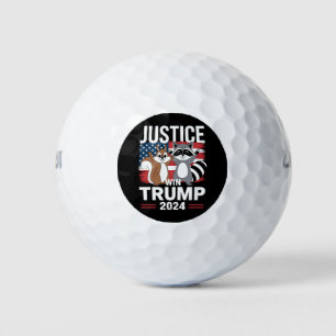Gerechtigheid voor pinda's wint Trump 2024 Golfballen