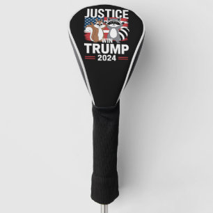 Gerechtigheid voor pinda's wint Trump 2024 Golfheadcover