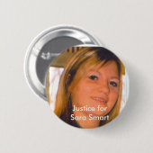 Gerechtigheid voor Sara Smart Ronde Button 5,7 Cm (Voorkant /achterkant)