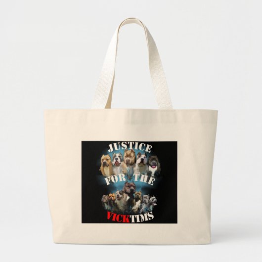 Gerechtigheid voor vervoerbewijzen grote tote bag (Voorkant)