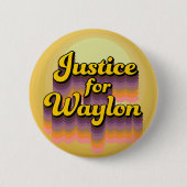 Gerechtigheid voor Waylon Cuevas Button (Voorkant)