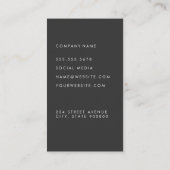 Gerechtigheidsschalen | Logo van de wet op de open Visitekaartje (Achterkant)