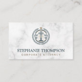 Gerechtigheidsschalen | Wet Kantoor Afsprakenkaartje (Voorkant)