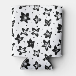 Gereconstrueerd bloempatroon - Achromatische Goth Blikjeskoeler