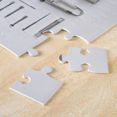 Gereconstrueerde fiets legpuzzel (Zijkant)