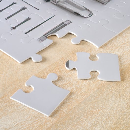 Gereconstrueerde fiets legpuzzel (Zijkant)