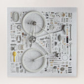 Gereconstrueerde fiets legpuzzel (Horizontaal)