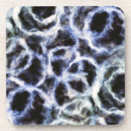 gerecyclede indigo shibori : bier onderzetter