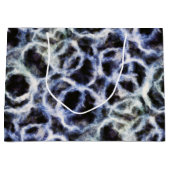 gerecyclede indigo shibori : groot cadeauzakje (Voorkant)