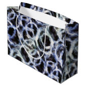 gerecyclede indigo shibori : groot cadeauzakje (Achterkant Gekanteld)
