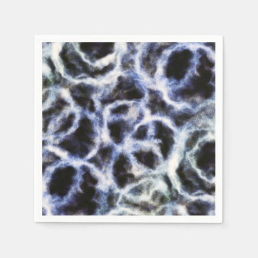 gerecyclede indigo shibori : servet (Voorkant)