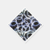 gerecyclede indigo shibori : servet (Hoek)