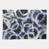 gerecyclede indigo shibori : theedoek (Horizontaal)