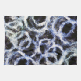 gerecyclede indigo shibori : theedoek