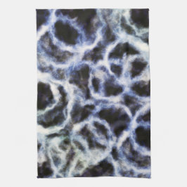 gerecyclede indigo shibori : theedoek