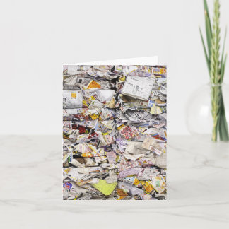 Gerecycleerd Document - Sasebo - Wenskaart Kaart