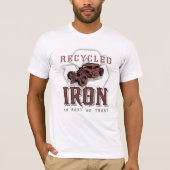 Gerecycleerd ijzer t-shirt (Voorkant)