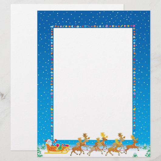 Gerecycleerd kerstpapier - Sintersmalvormig design (Voorkant / Achterkant)