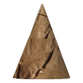 Gerecycleerd papier: milieuvriendelijke textuur. feesthoedjes (Links)