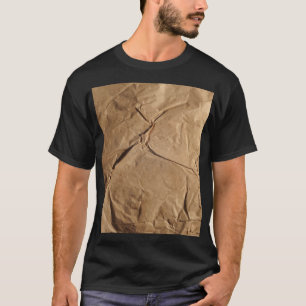 Gerecycleerd papier: milieuvriendelijke textuur. t-shirt