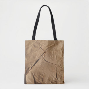 Gerecycleerd papier: milieuvriendelijke textuur. tote bag